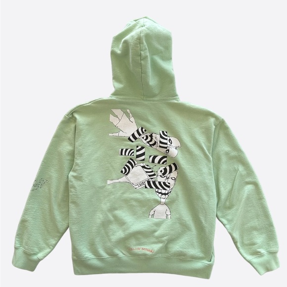 Chrome Hearts Matty Boy Lust hoodie mint green sales